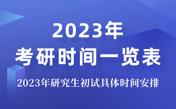 2024年考研考試時(shí)間,研究生考試時(shí)間一覽表