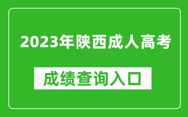 2023年陜西成考成績(jì)查詢(xún)入口網(wǎng)址（https://www.sneac.com/）