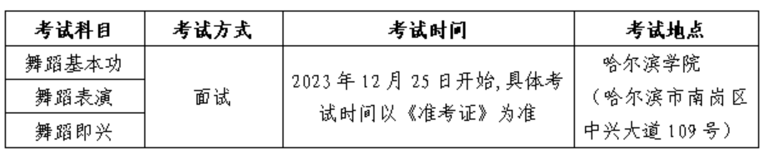 2025年黑龍江藝考時間具體是什么時候？