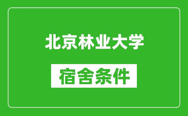 北京林業(yè)大學(xué)宿舍條件怎么樣,有空調嗎?