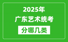 2025年廣東藝術(shù)統(tǒng)考類(lèi)型有哪幾種？