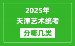 2025年天津藝術(shù)統(tǒng)考類(lèi)型有哪幾種？