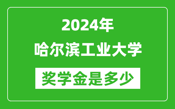 2024年哈爾濱工業(yè)大學(xué)獎學(xué)金多少錢,覆蓋率是多少？