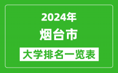 2024年煙臺市大學排名一覽表（17所）