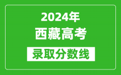 2024西藏高考文科錄取分數(shù)線（含一本、二本、專科）