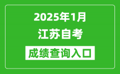 江蘇省2025年10月自考成績查詢入口(www.jseea.cn)